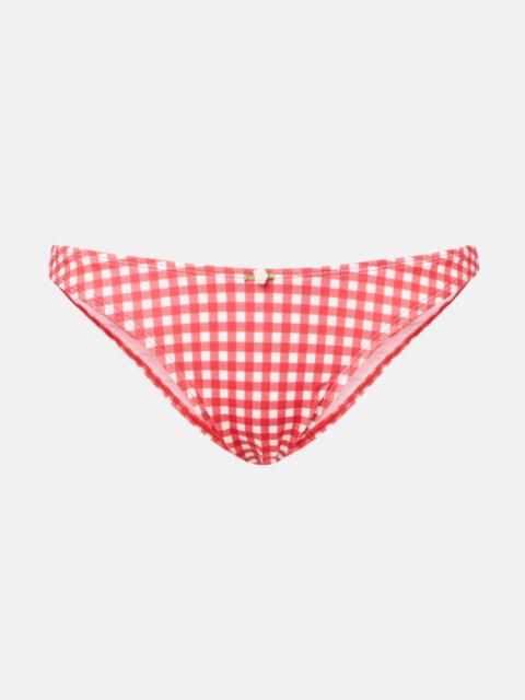 Lenny gingham bikini bottoms