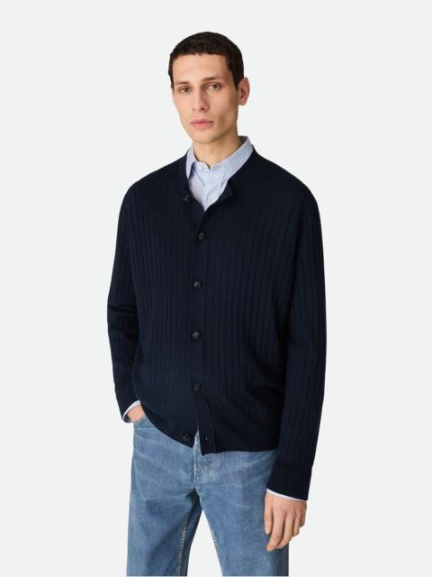 Wool Rib Cardigan