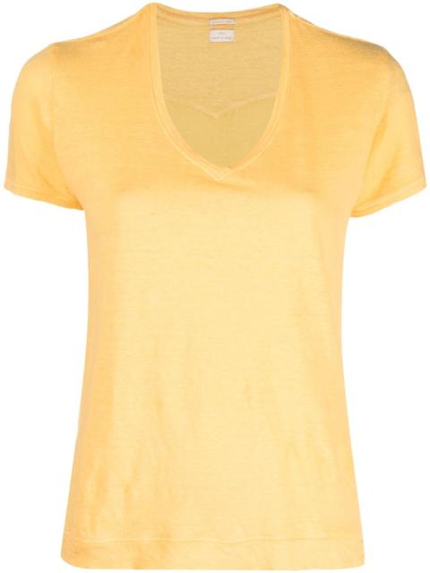 Flores short-sleeve linen T-shirt