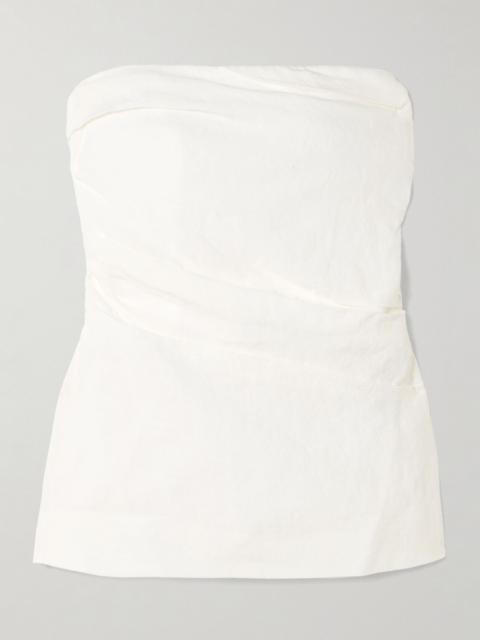 Izel linen bandeau top Off-white