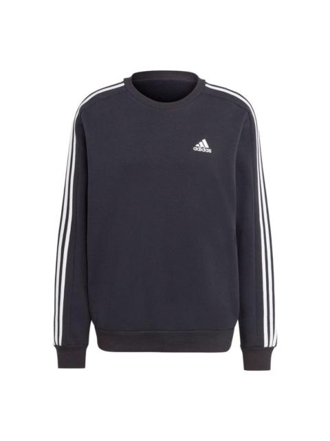 adidas Essentials Fleece 3-Stripes Sweatshirt 'Black' IB4027