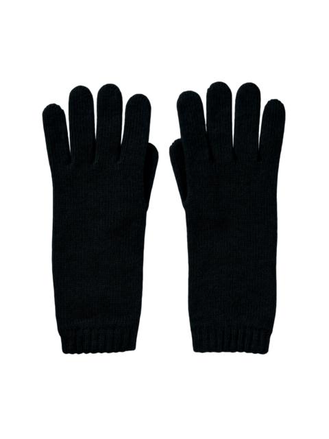 Women's Cashmere Black Gloves