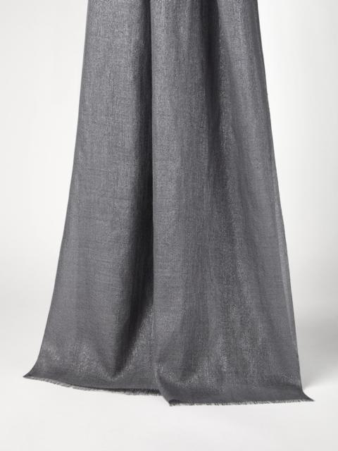 Cashmere and silk sparkling scarf