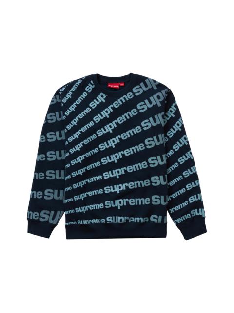 Supreme Radial Crewneck Navy