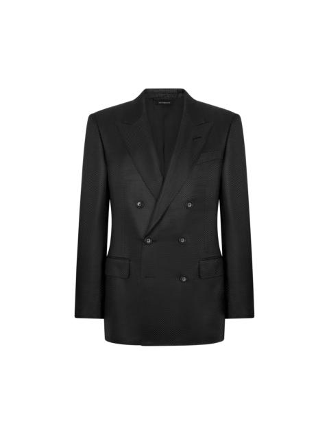 SILK GRAND HOPSACK JACKET