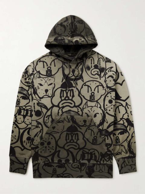 + Chito Printed Cotton-Jersey Hoodie