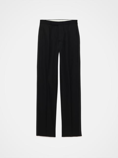 TAILORED TUXEDO TROUSERS IN BLACK