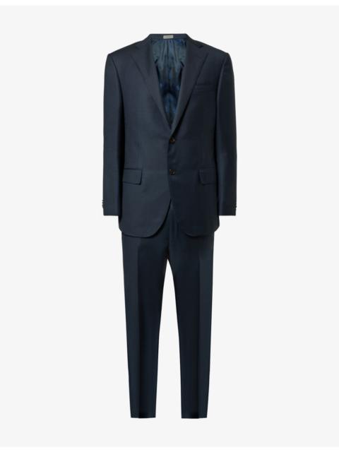 Birdsey Single-Breasted Wool Suit