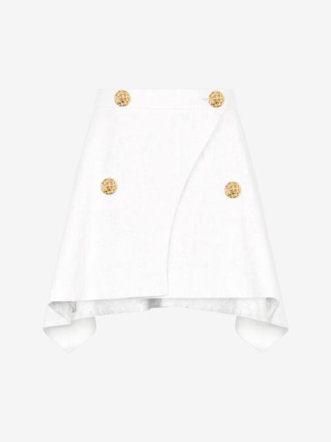 Wall Print Mini Skirt