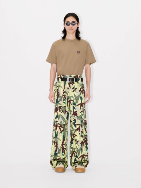 'KENZO Chiku-Rin Camo' oversized pleated pants in cotton