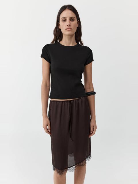 Fine Lace Skirt - Bark