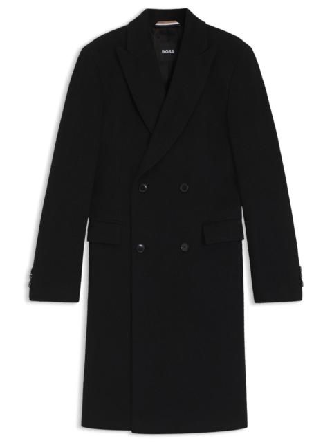 ALPACA-BLEND COAT WITH DOUBLE-BREASTED FRONT