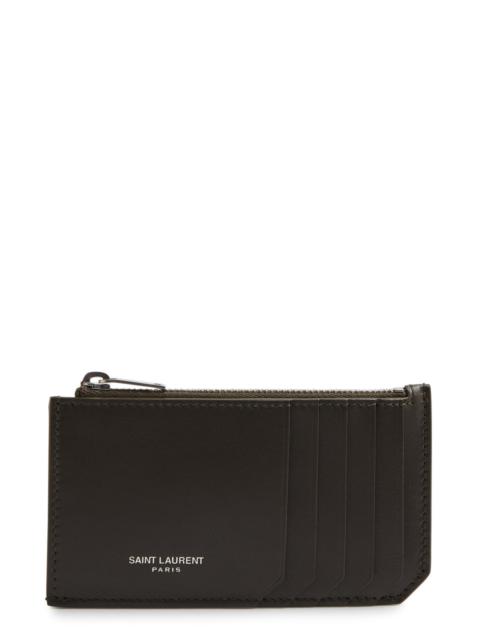 Saint Laurent Soho Leather zip Wallet