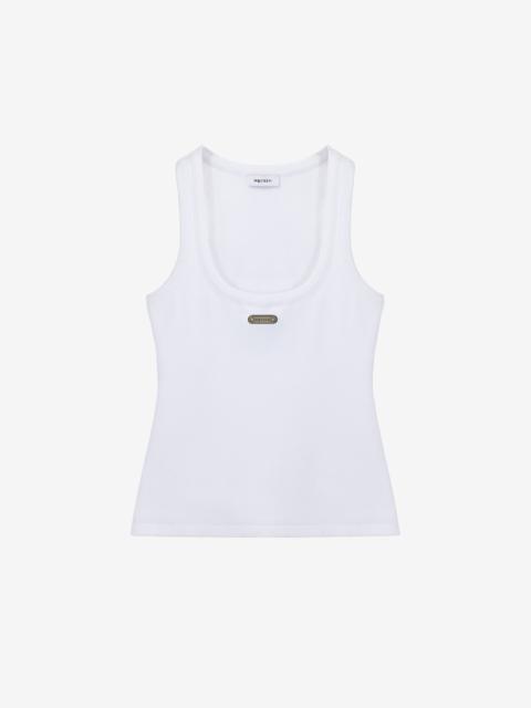 McQueen Placket Tank Top