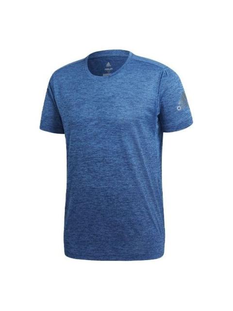adidas FreeLift gradi Training Sports Short Sleeve Blue CW3436