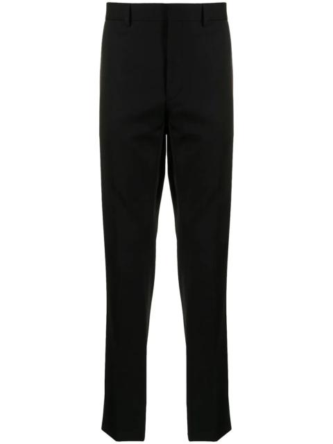 straight-leg tailored trousers
