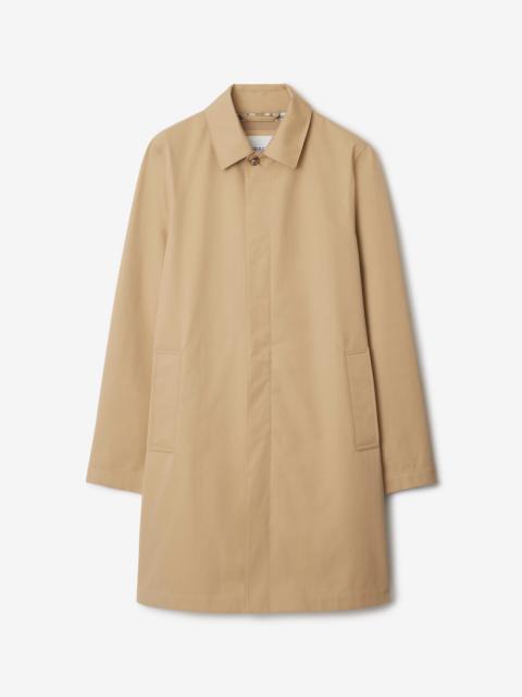 Mid-length Bonded Gabardine Car Coat