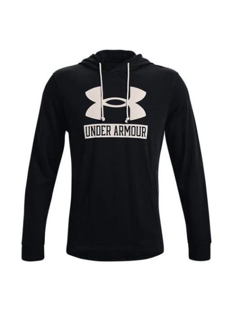 Under Armour Rival Terry Logo Hoodie 'Black' 1370390-001