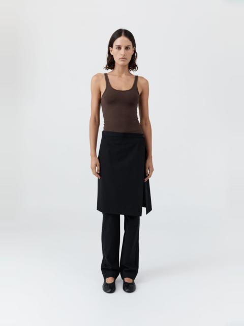 Soft Jersey Slim Scoop Tank - Liqueur