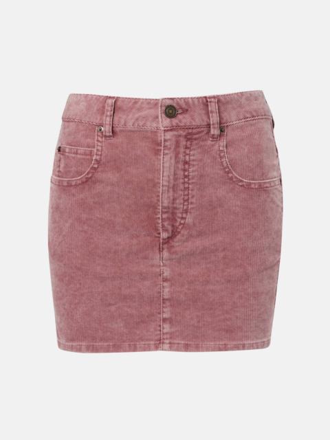 Olinda cotton corduroy miniskirt