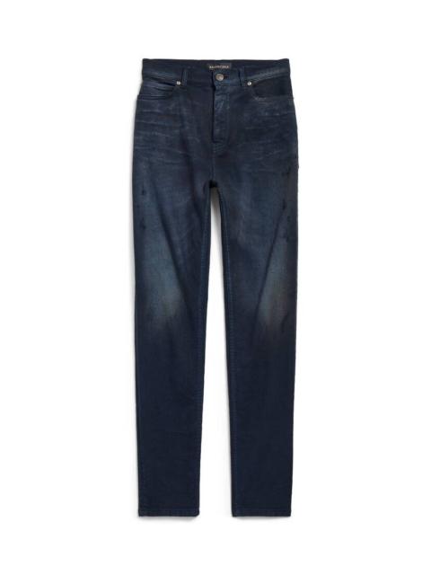 Women's Skinny Pants in Navy/dirty Dark Blue