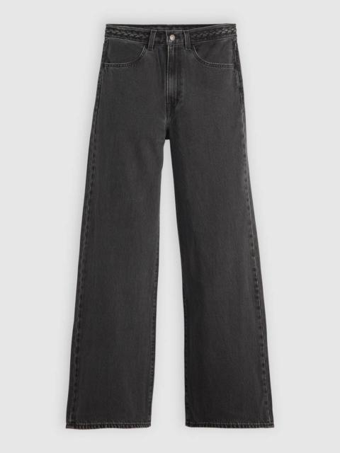 RIBCAGE WIDE LEG BRAIDED WOMEN'S JEANS
