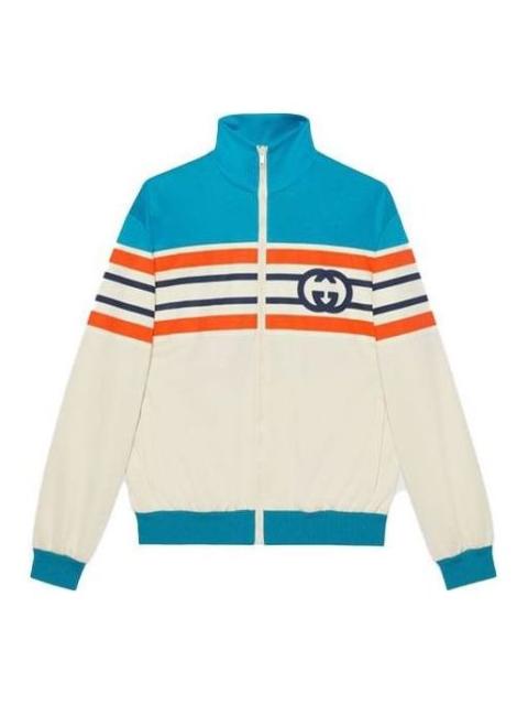 Interlocking G stripe jacket