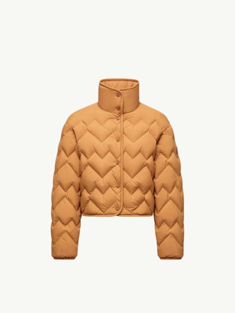 Senevee Heart-Quilted Short Down Jacket