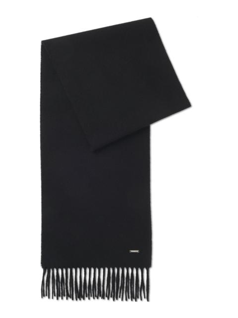 CASHMERE SCARF WITH TWISTED FRINGES