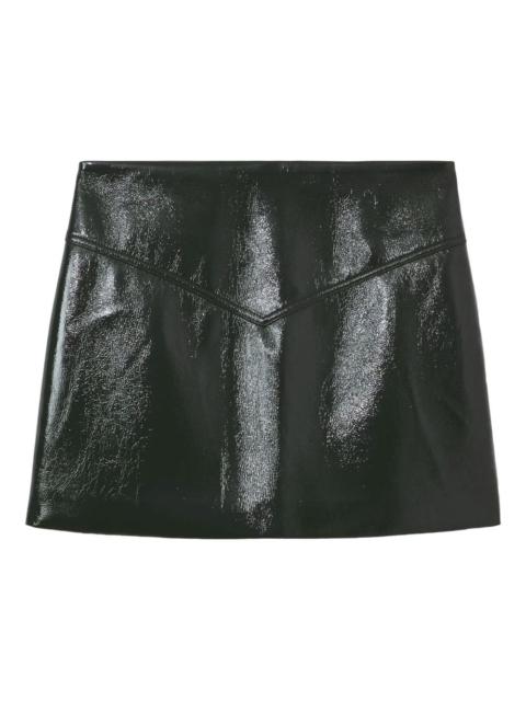 tonal-trim mini skirt