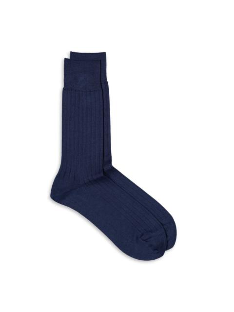 Anonymous Ism Supima Dress Socks Navy