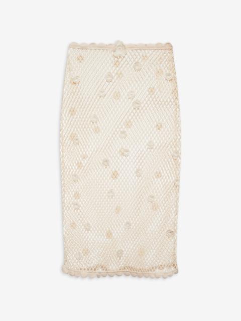 Betty Bouquet Knit Midi Skirt
