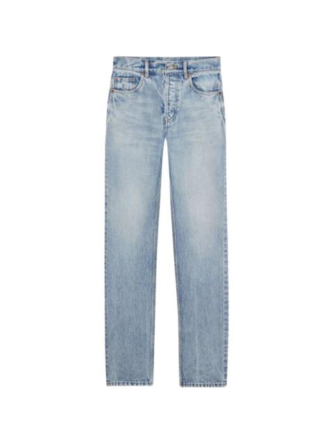 high-waist jeans