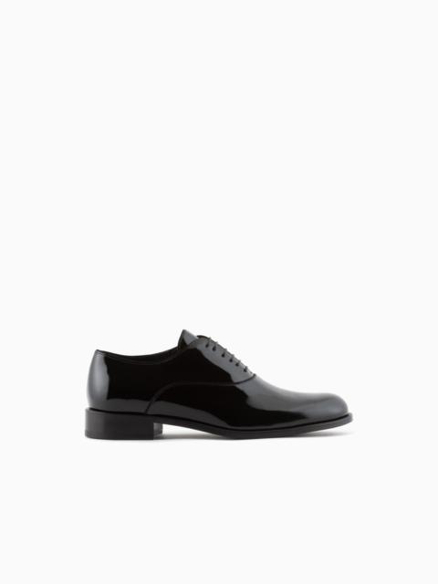 Patent leather Oxfords