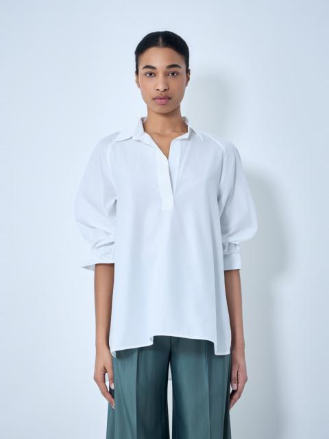 Relaxed Poplin Tunic