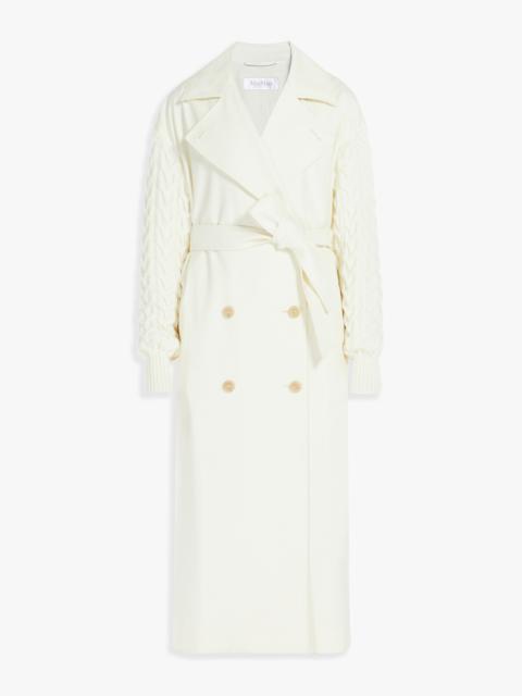 CICLADI Water-repellent gabardine trench coat