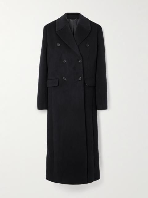 Double-breasted Recycled-cashmere Coat