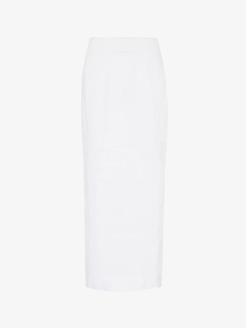 Emma mid-rise linen maxi skirt