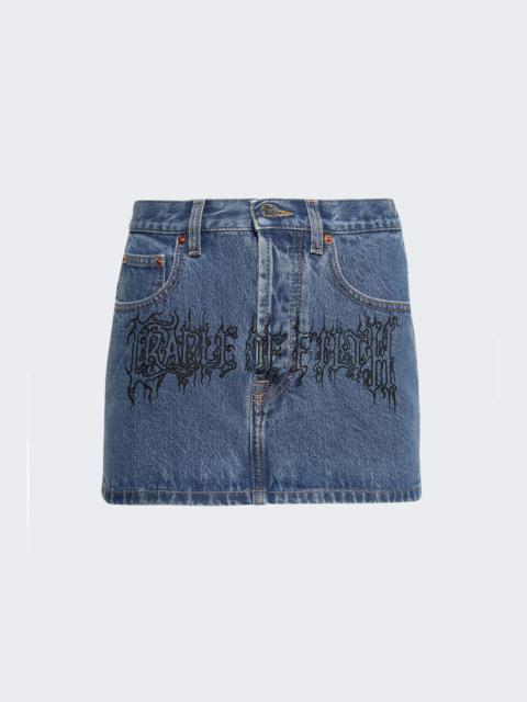 Mini Denim Skirt Light Blue