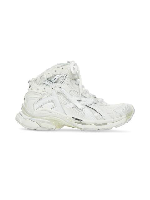 Men's Runner High Top Sneaker  in White