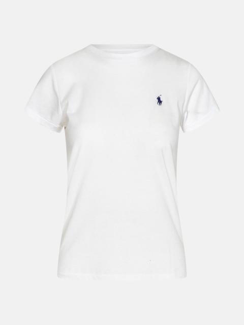 WHITE COTTON T-SHIRT