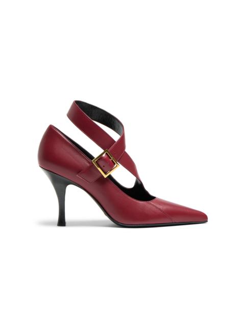 Sloan Leather Pumps burgundy