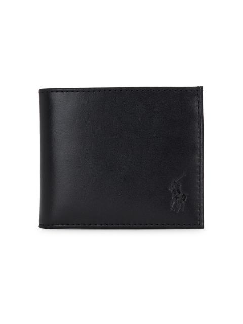 Burnished Leather Billfold Wallet