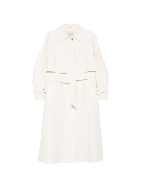 belted trench coat
