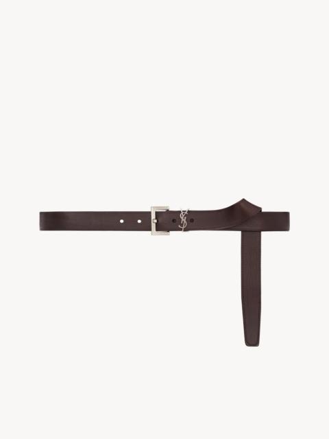cassandre belt in vegetable-tanned leather
