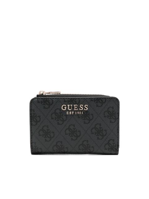monogram-pattern wallet