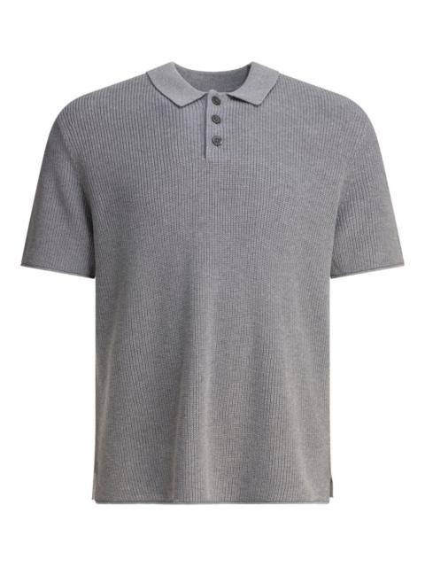 ribbed polo shirt