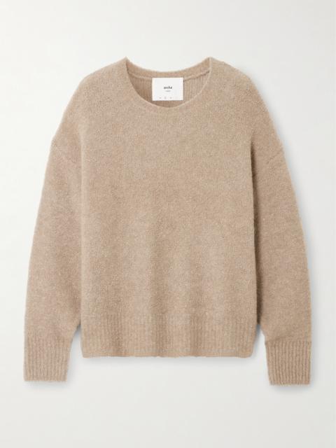 Iman Cashmere-blend Bouclé-knit Sweater