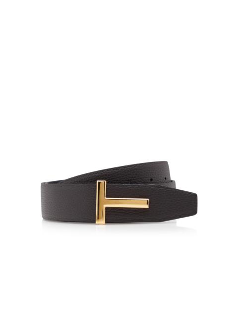 SOFT GRAIN LEATHER T ICON BELT