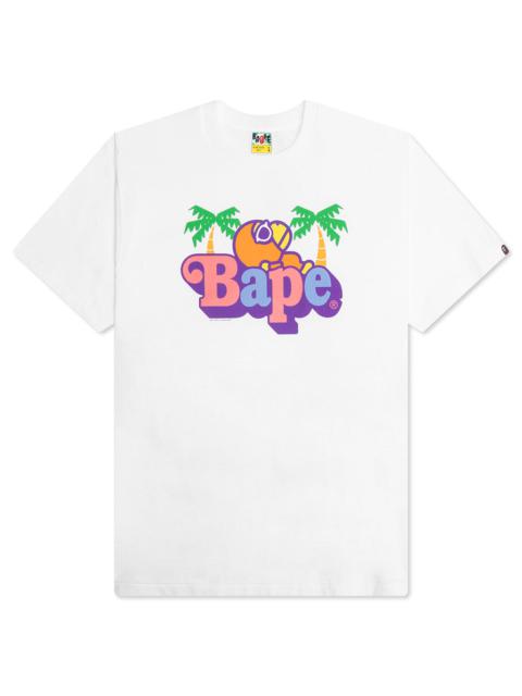 COLORS MILO ON BAPE SUMMER TEE - WHITE